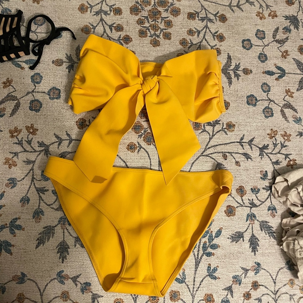 ASOS Yellow Bikini Top